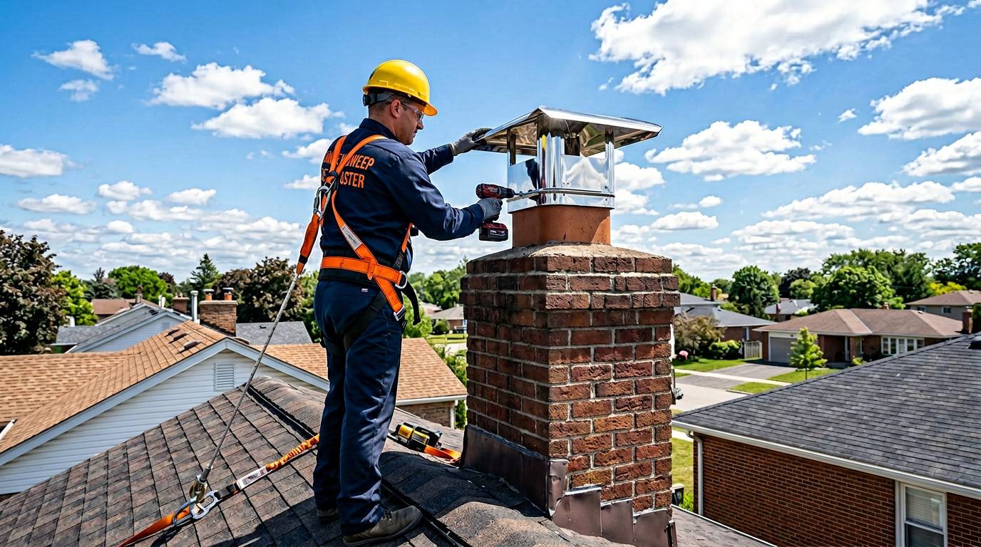 Chimney Cap Installation in Austin