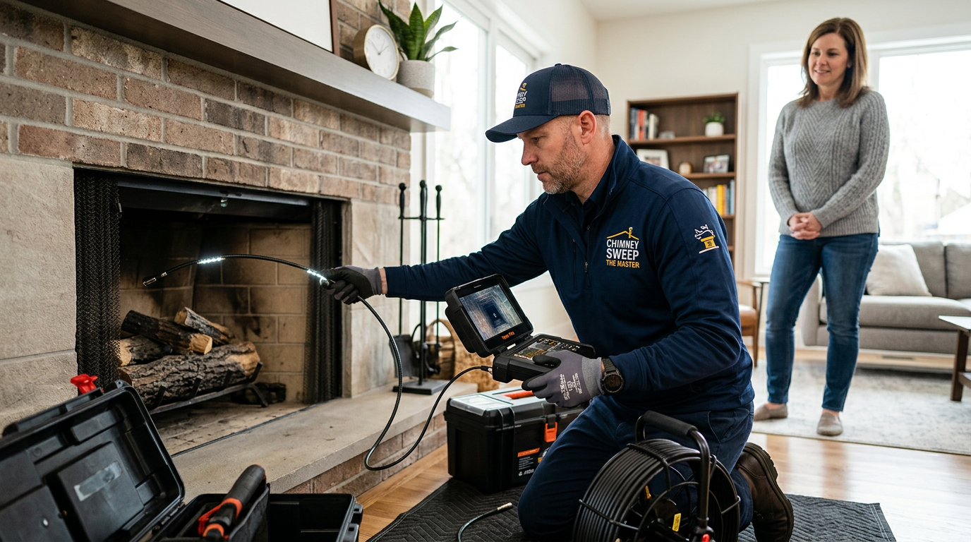 Video Camera Inspection - Chimney Sweep The Master